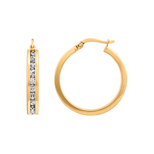 Boucles D'oreilles Clips Lot 4 Paires Boucles D'oreilles Clips Acier Inoxydable - 8/10/12/14mm - Argenté Boucle D'oreille Acier Inoxydable Femme