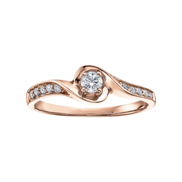 WEDDING RING IN ROSE GOLD Bijouteries Lavigueur