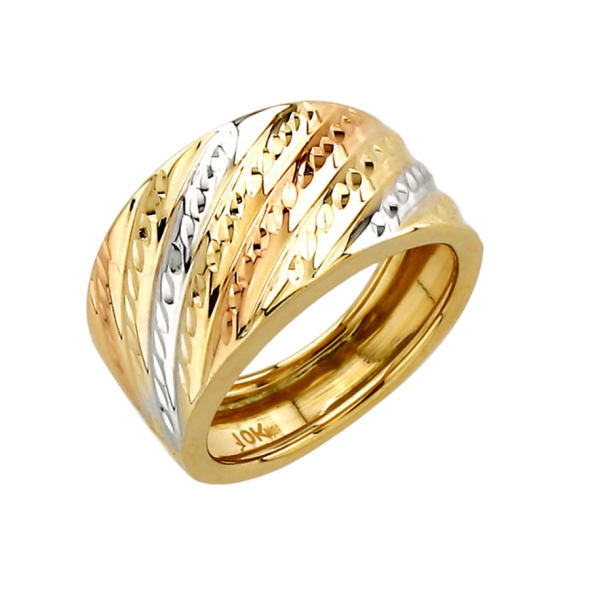 10K GOLD RING- RHODIUM Bijouteries Lavigueur