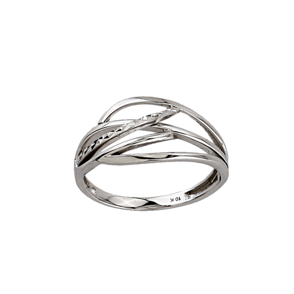 10K GOLD RING- RHODIUM Bijouteries Lavigueur