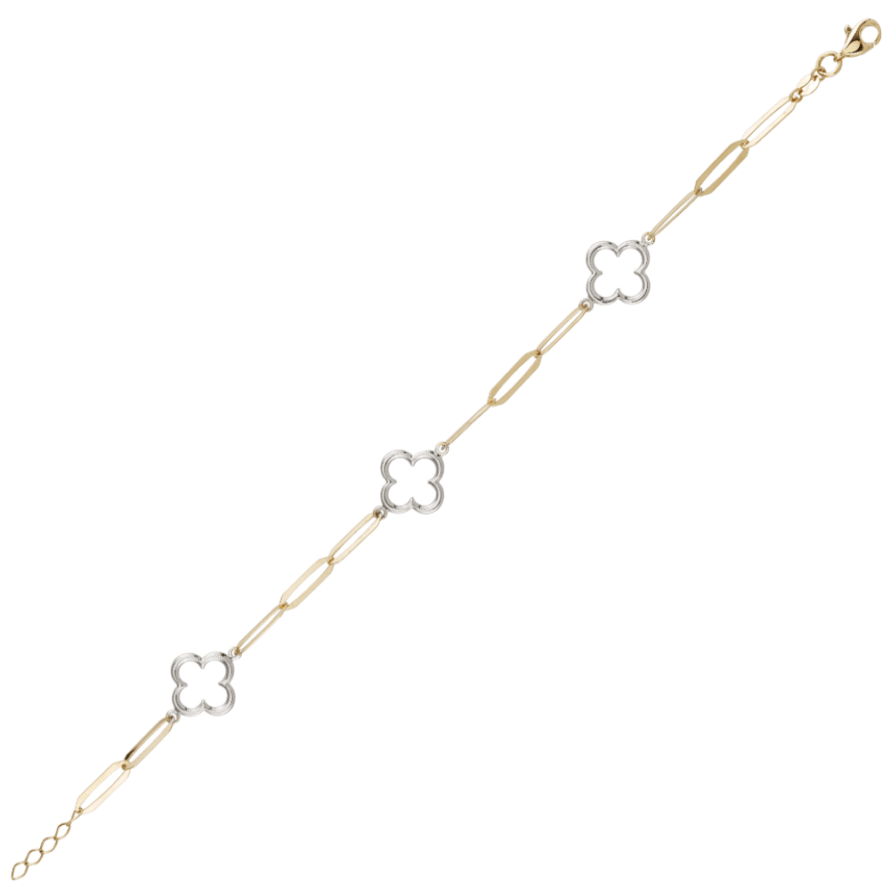 BRACELET OR 2 TONS 10K