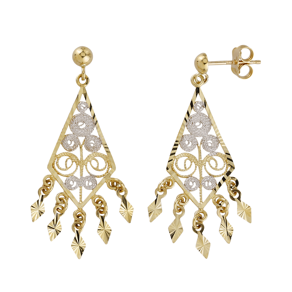 BOUCLES D’OREILLES EN OR 10K