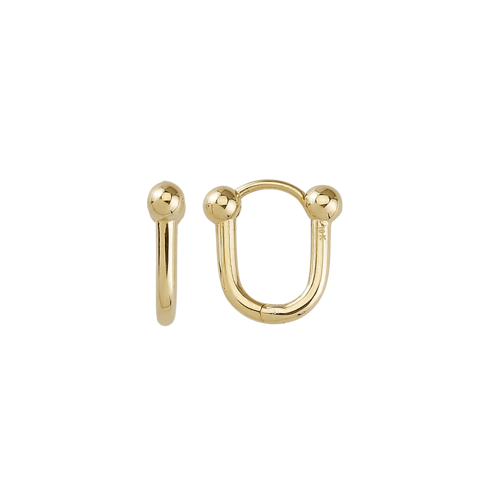 BOUCLES D'ORELLES OR JAUNE 10K
