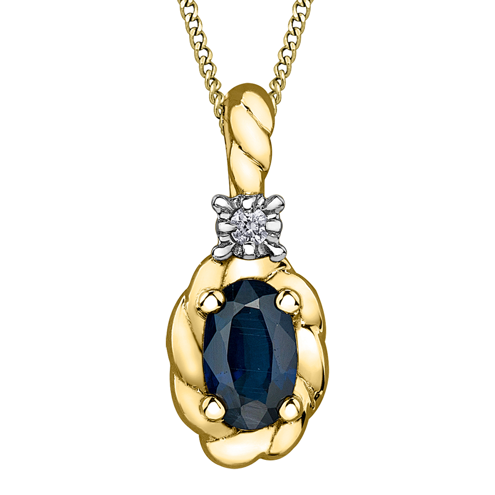 10K YELLOW GOLD PENDANT