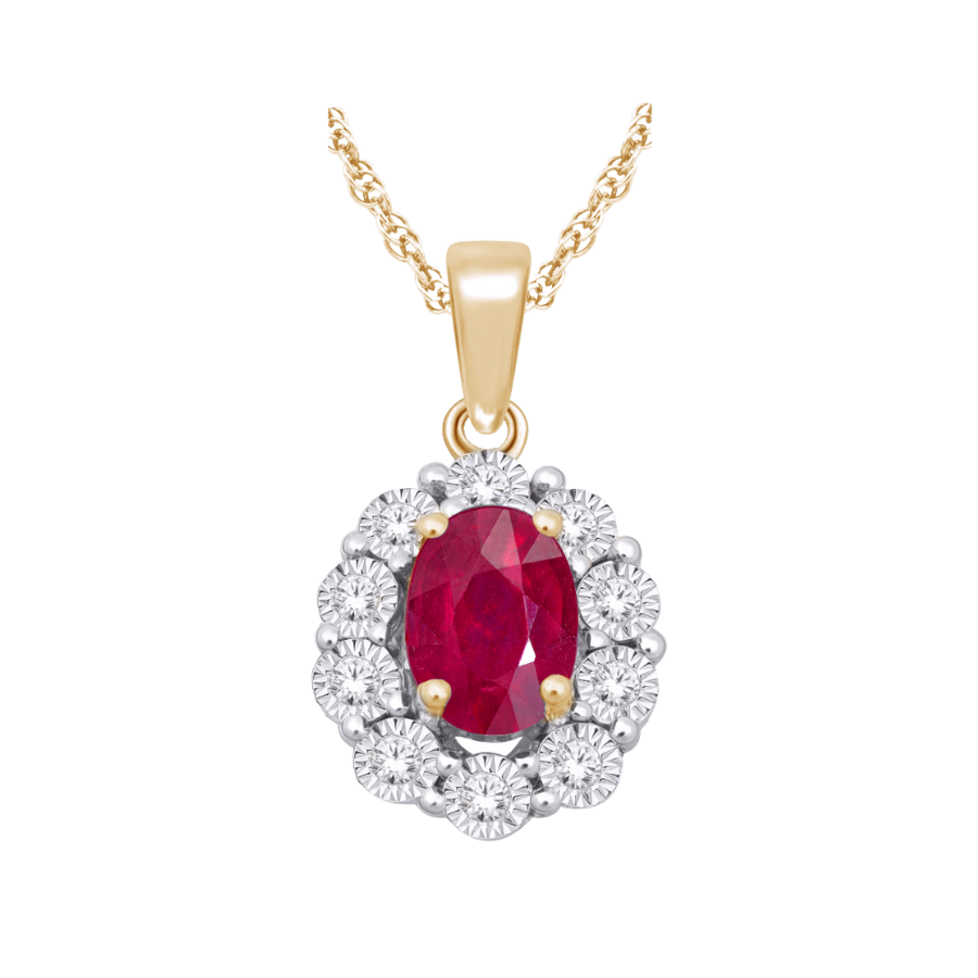 10K YELLOW GOLD PENDANT