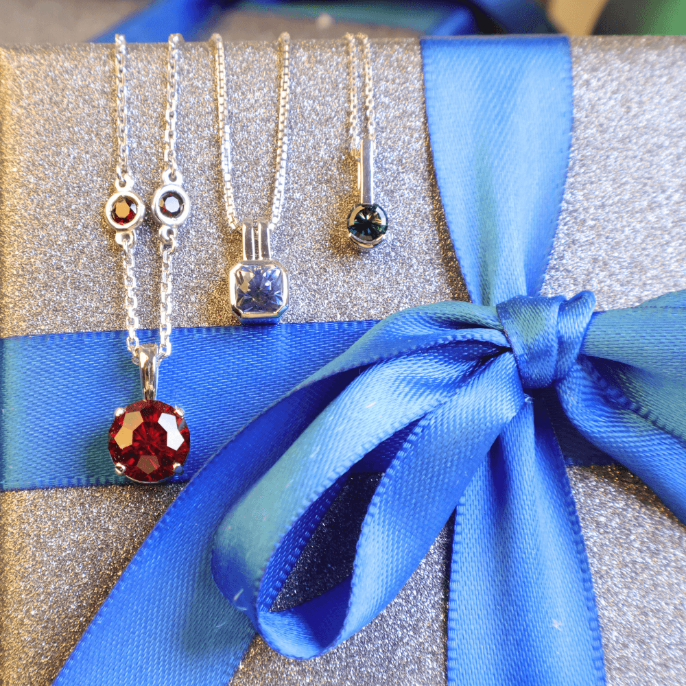 PENDENTIF OR BLANC 14K