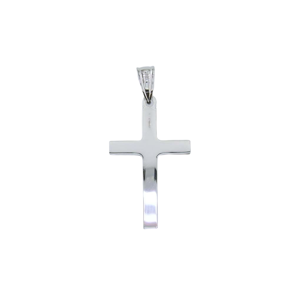 CROIX OR BLANC 10K | Bijouteries Lavigueur