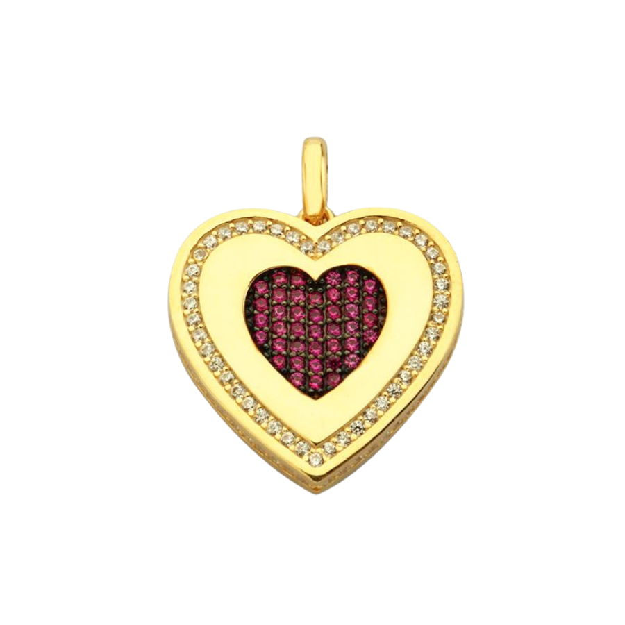 HEART PENDANT IN 10K YELLOW GOLD