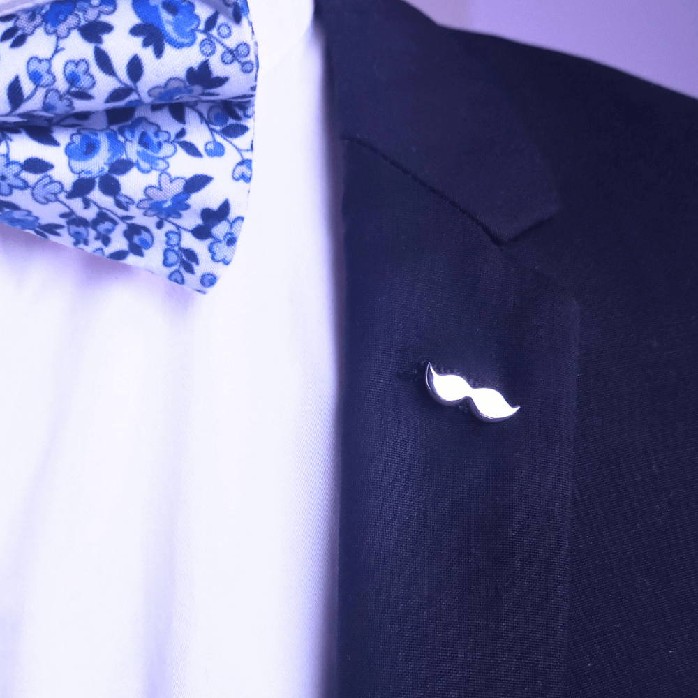 PIN MOUSTACHE ARGENT 925