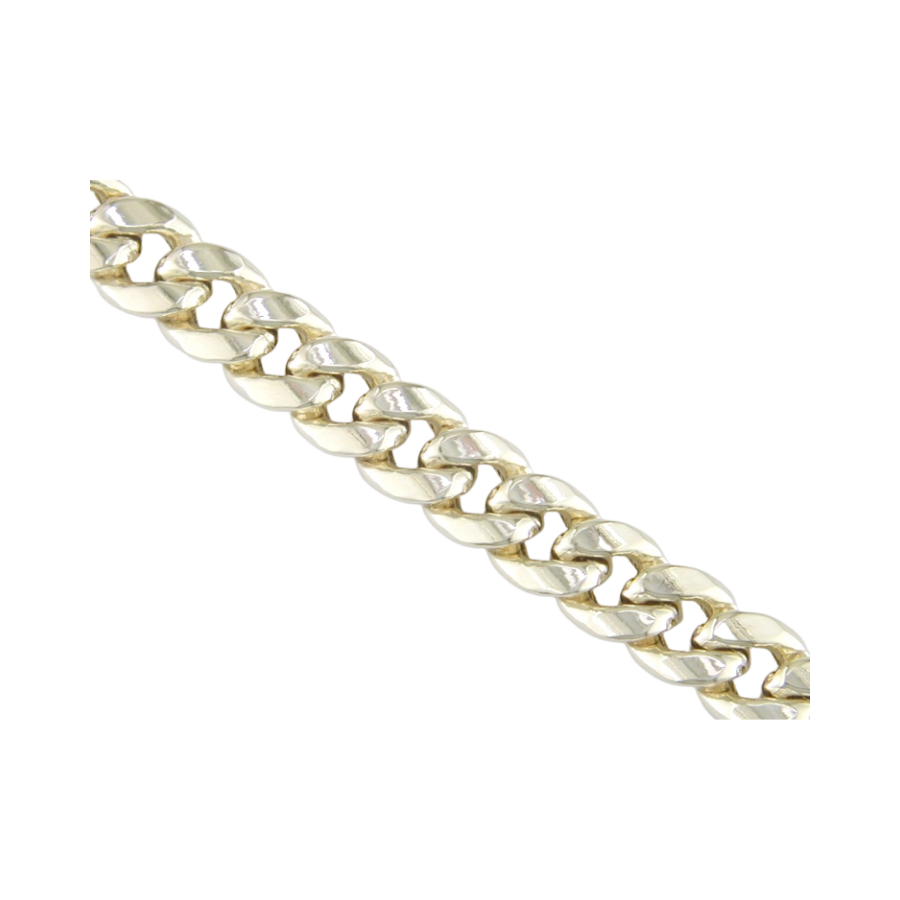 10K YELLOW GOLD CHAIN – 24''X8MM
