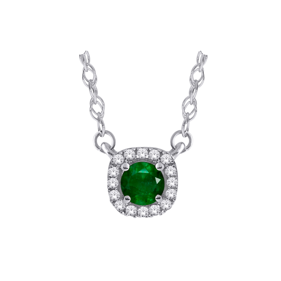 COLLIER OR BLANC 10K