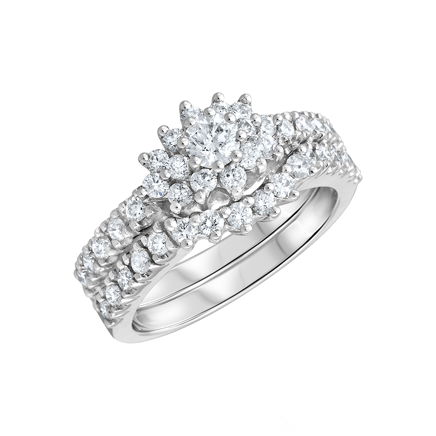 14K WHITE GOLD RING