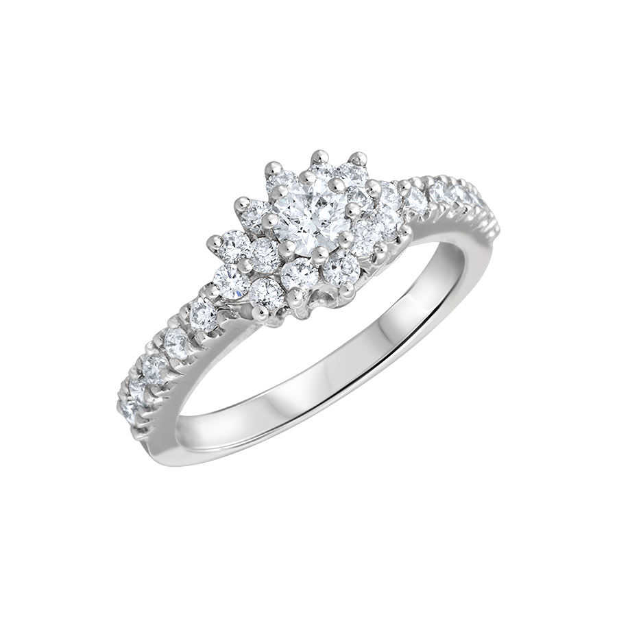 14K WHITE GOLD RING