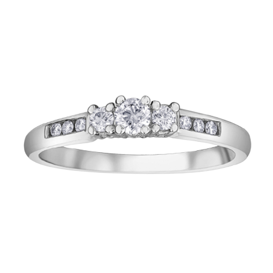 14K WHITE GOLD RING