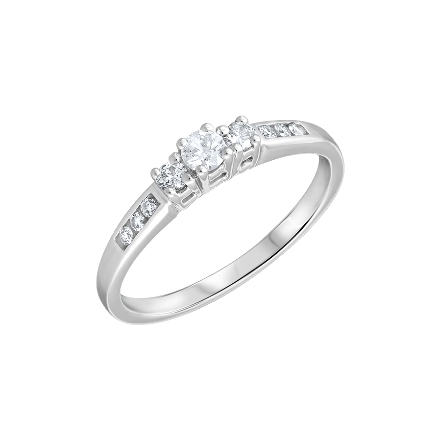 14K WHITE GOLD RING