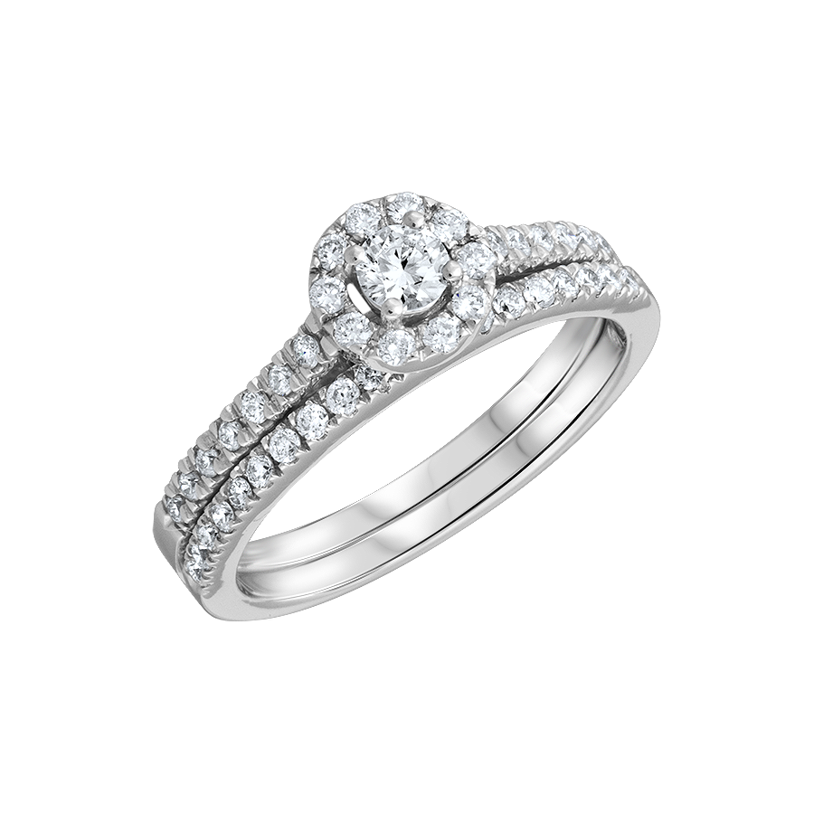 10K WHITE GOLD RING