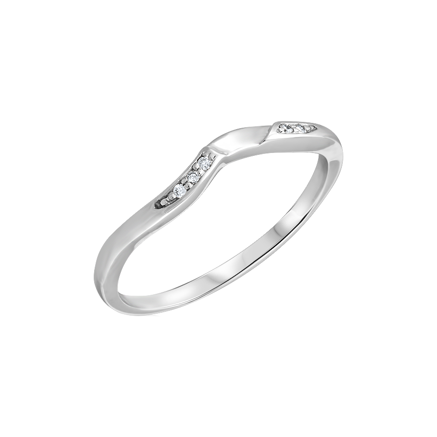 10K WHITE GOLD RING