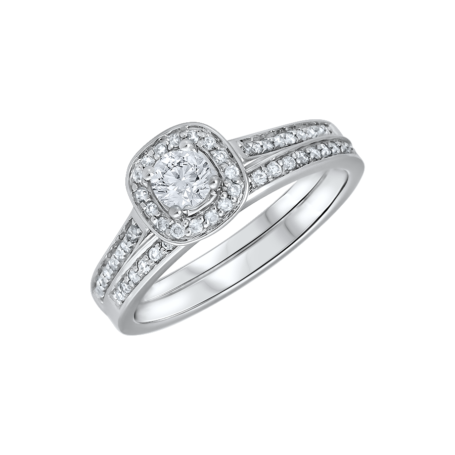 10K WHITE GOLD RING
