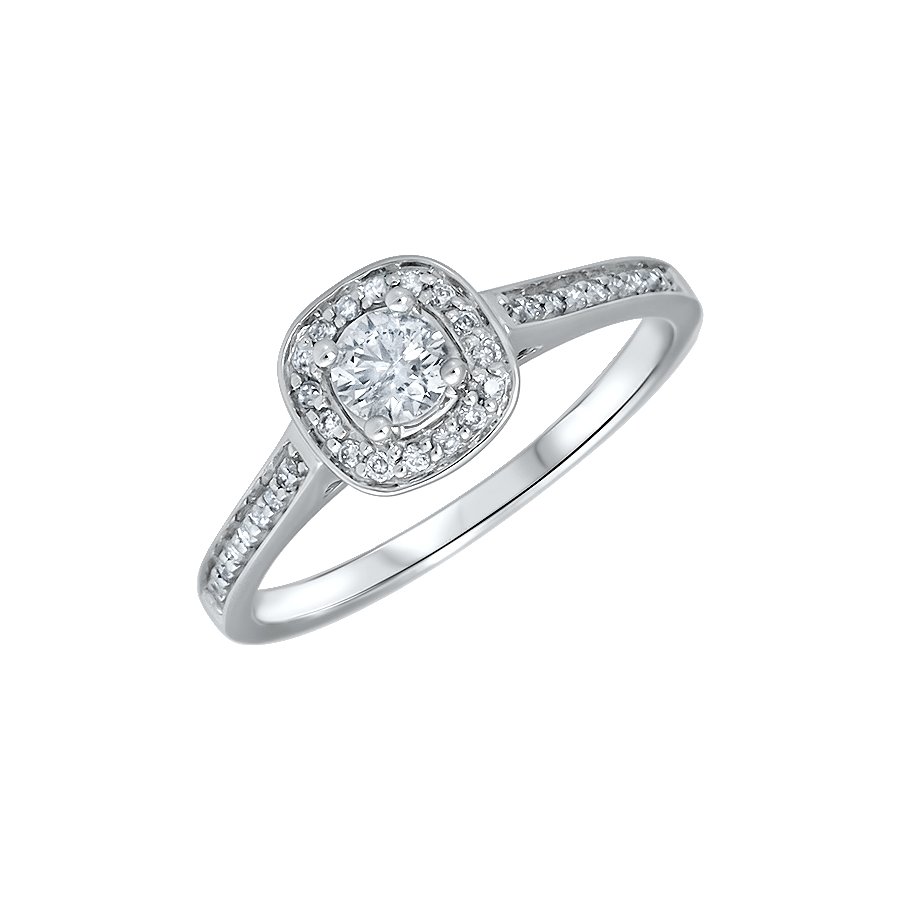 10K WHITE GOLD RING