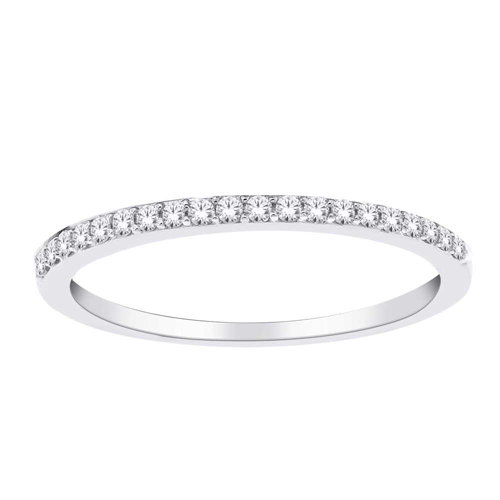 BAGUE EN OR 10K AVEC DIAMANTS