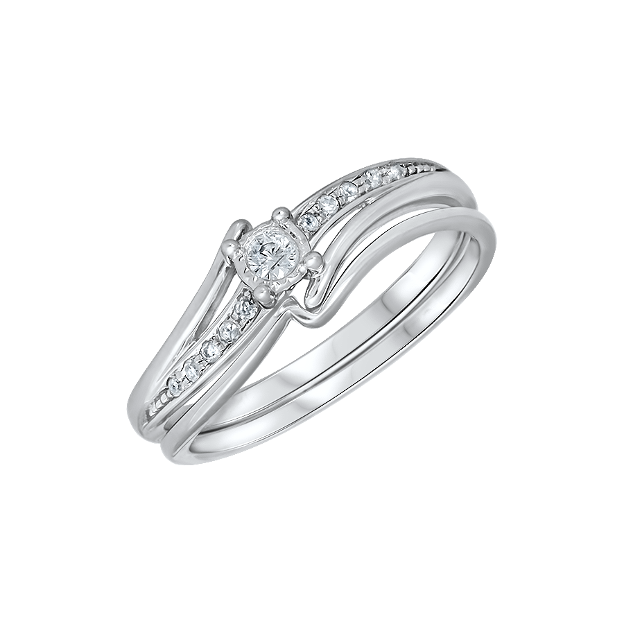 BAGUE FIANÇAILLES 10K