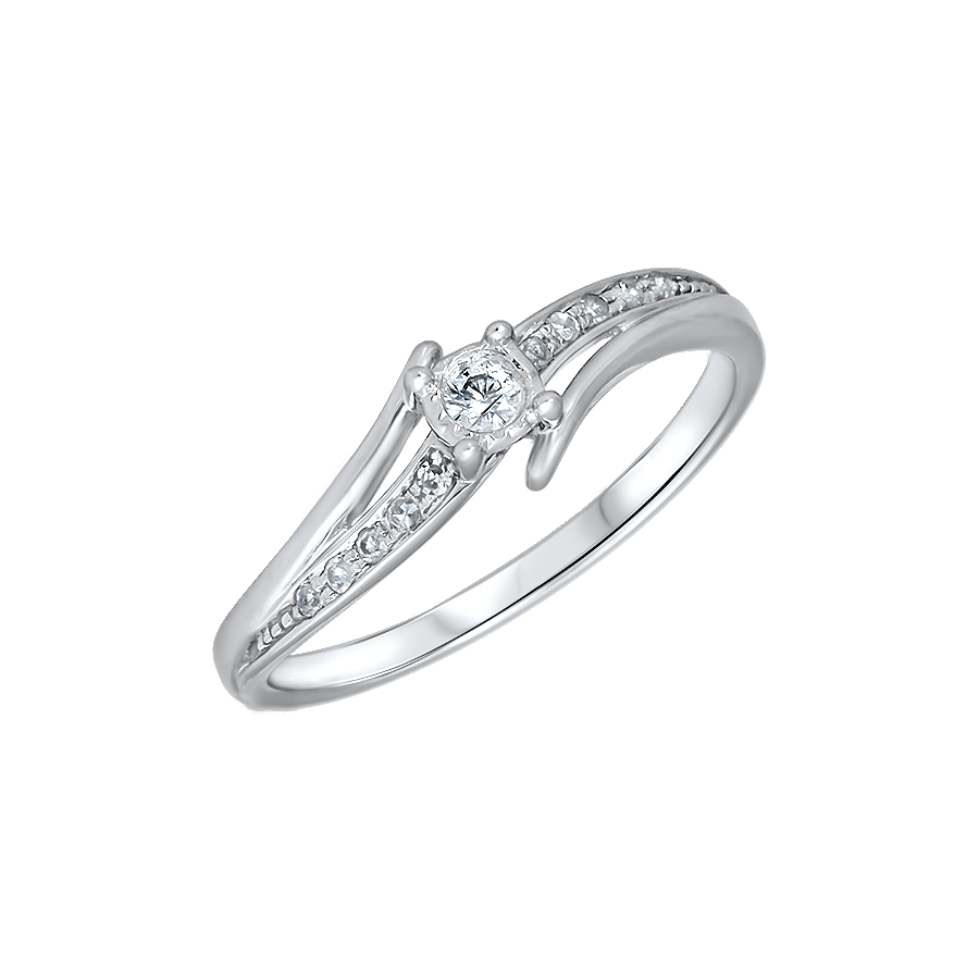 10K WHITE GOLD RING