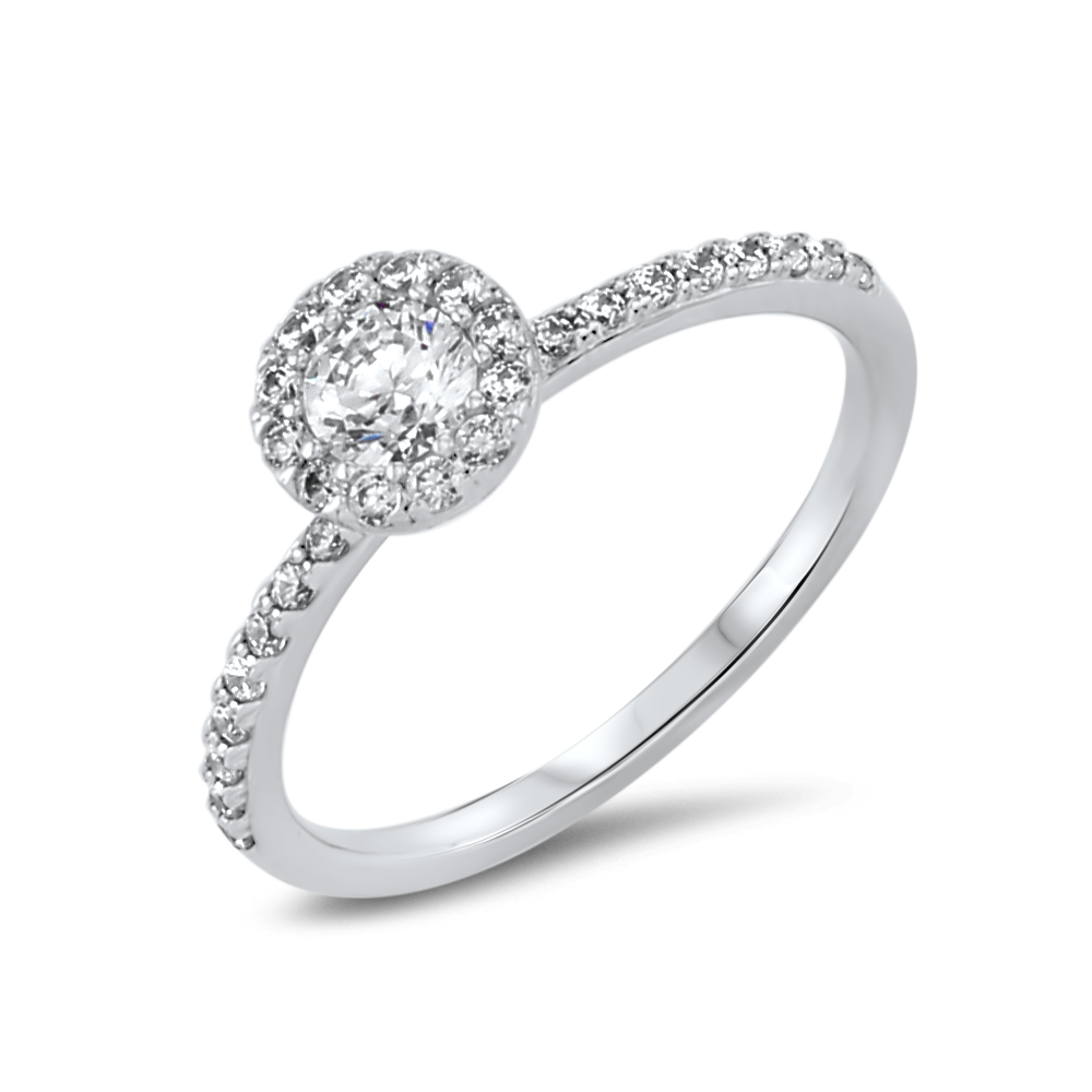 10K WHITE GOLD RING
