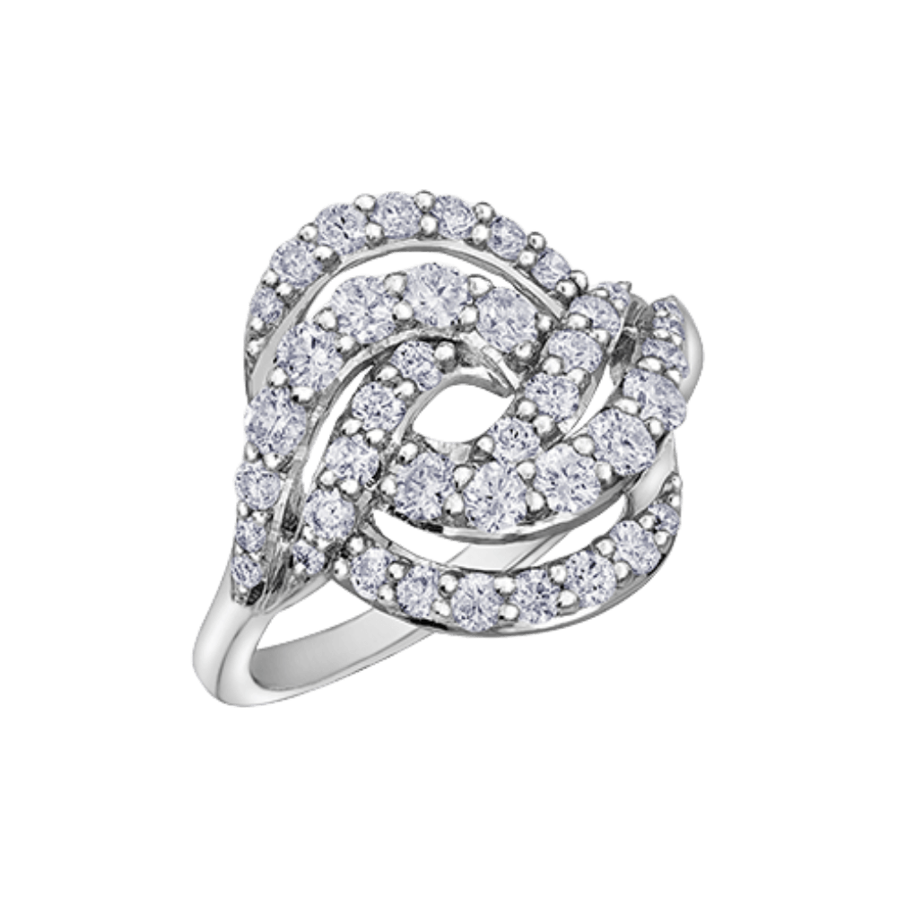 10K WHITE GOLD RING