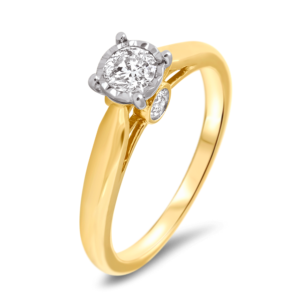 10K GOLD DIAMOND RING Bijouteries Lavigueur