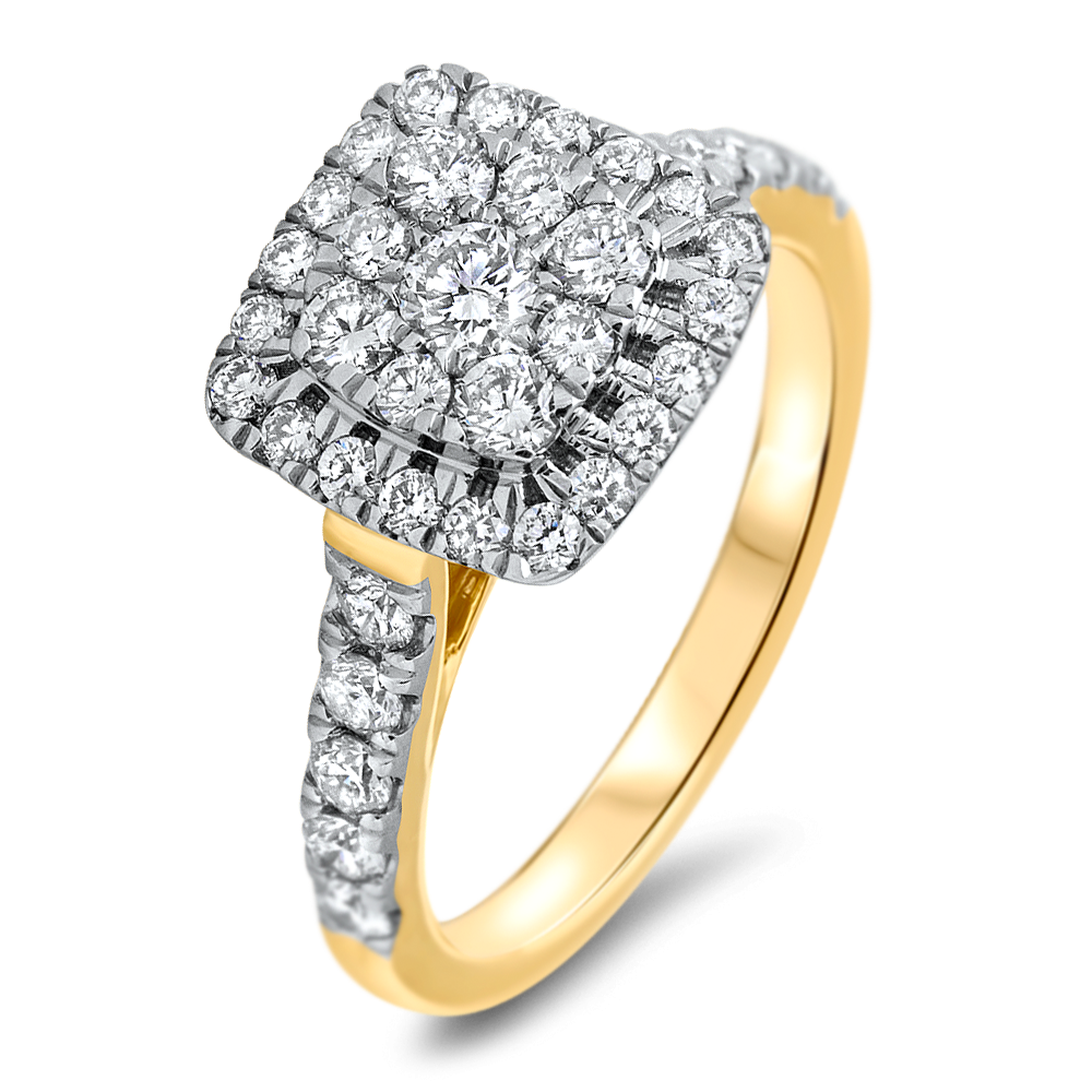 10K GOLD DIAMOND RING