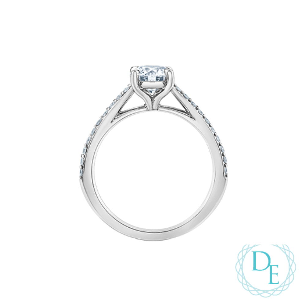 BAGUE EN OR 14K AVEC DIAMANTS