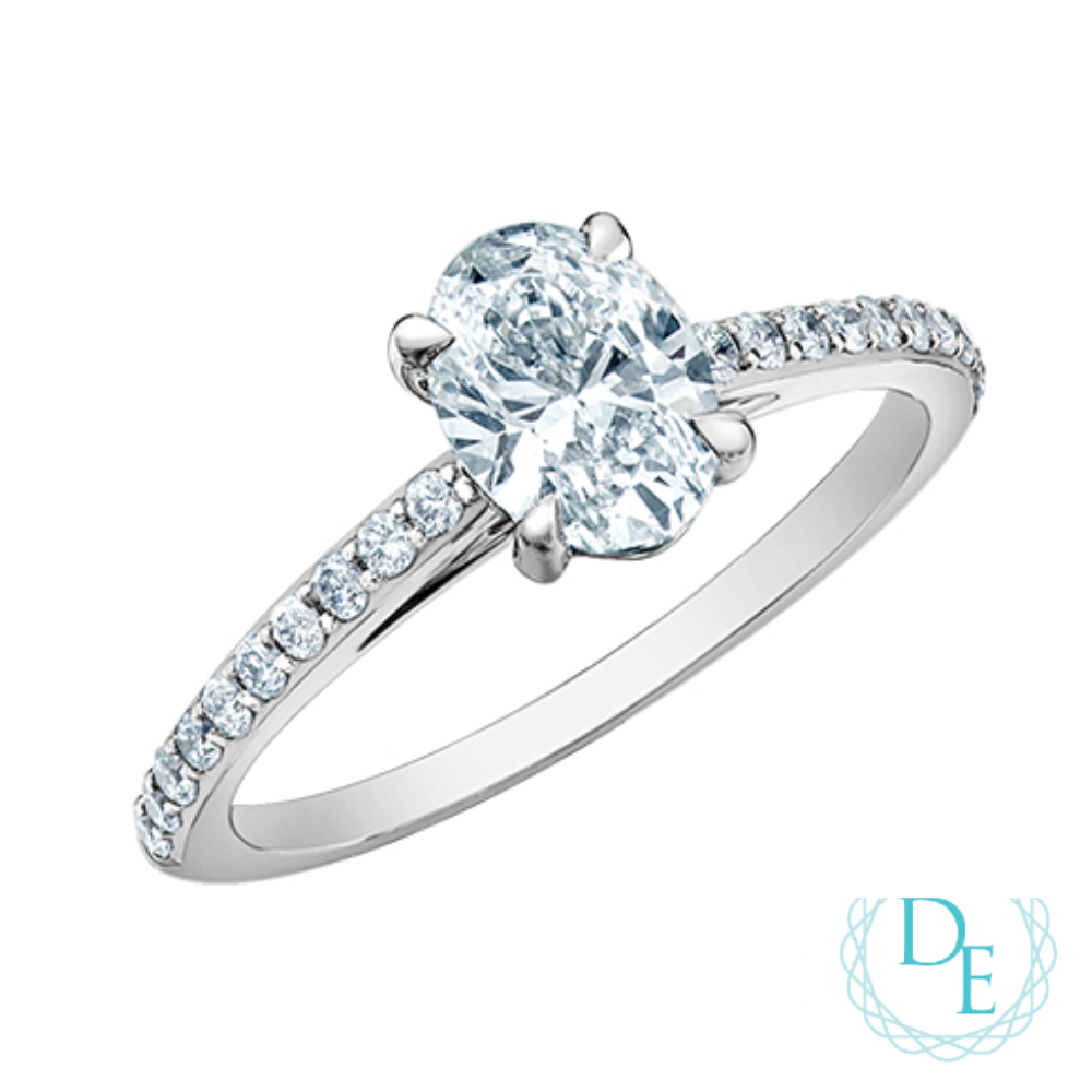 BAGUE EN OR 14K AVEC DIAMANTS