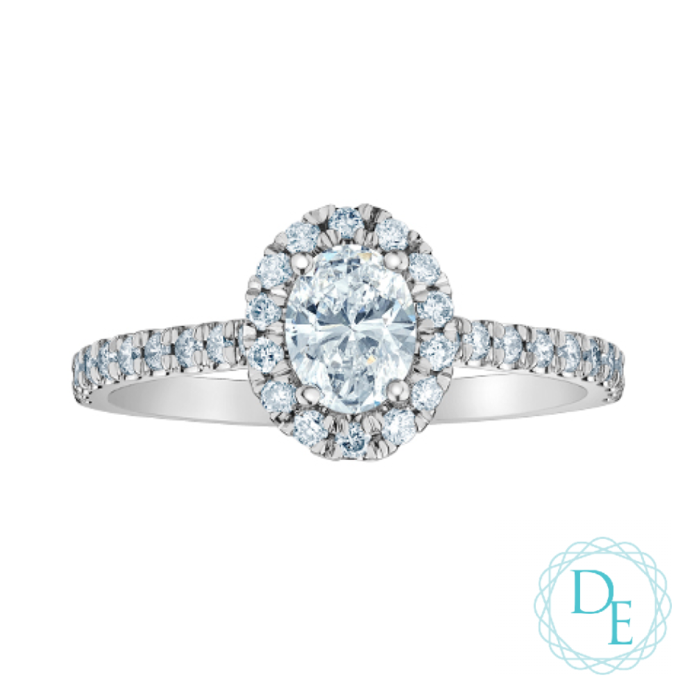 BAGUE EN OR 14K AVEC DIAMANTS