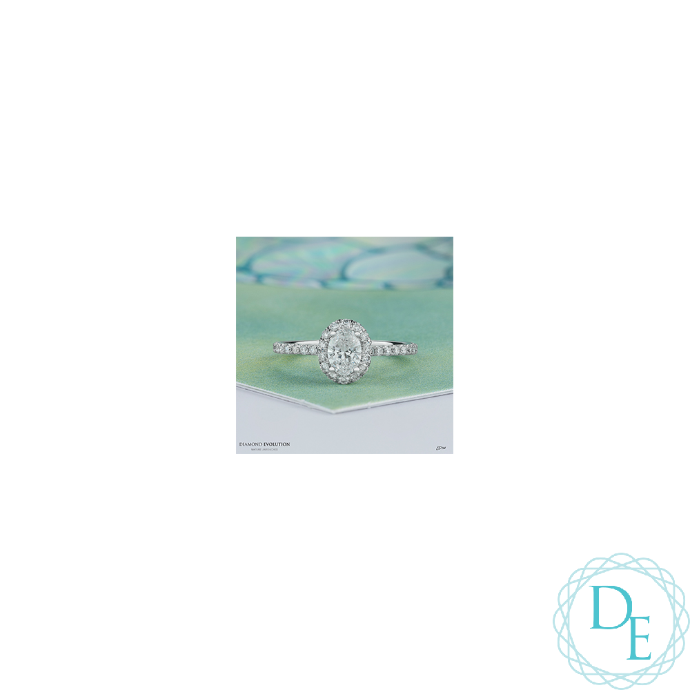 BAGUE EN OR 14K AVEC DIAMANTS