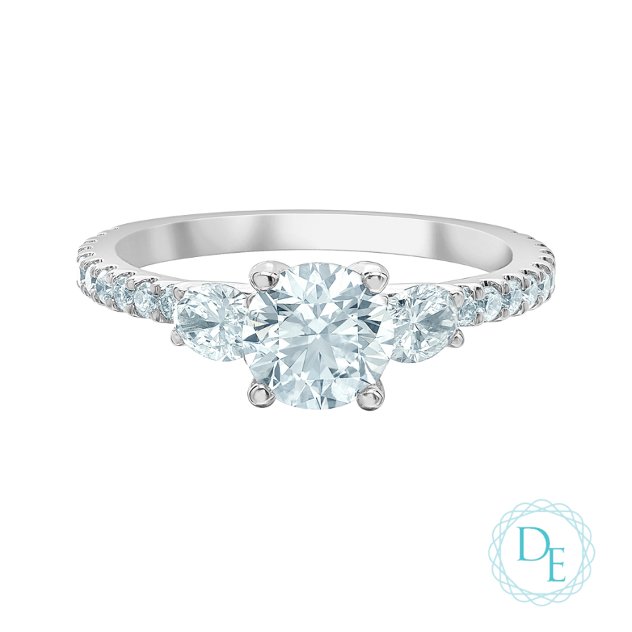 14K WHITE GOLD RING