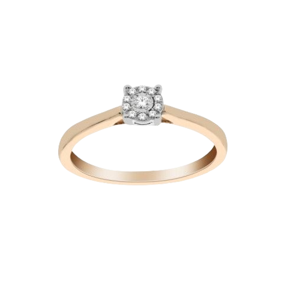 10K GOLD RING WITH DIAMOND