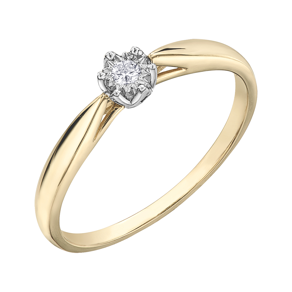 BAGUE POUR FEMME EN OR 10K