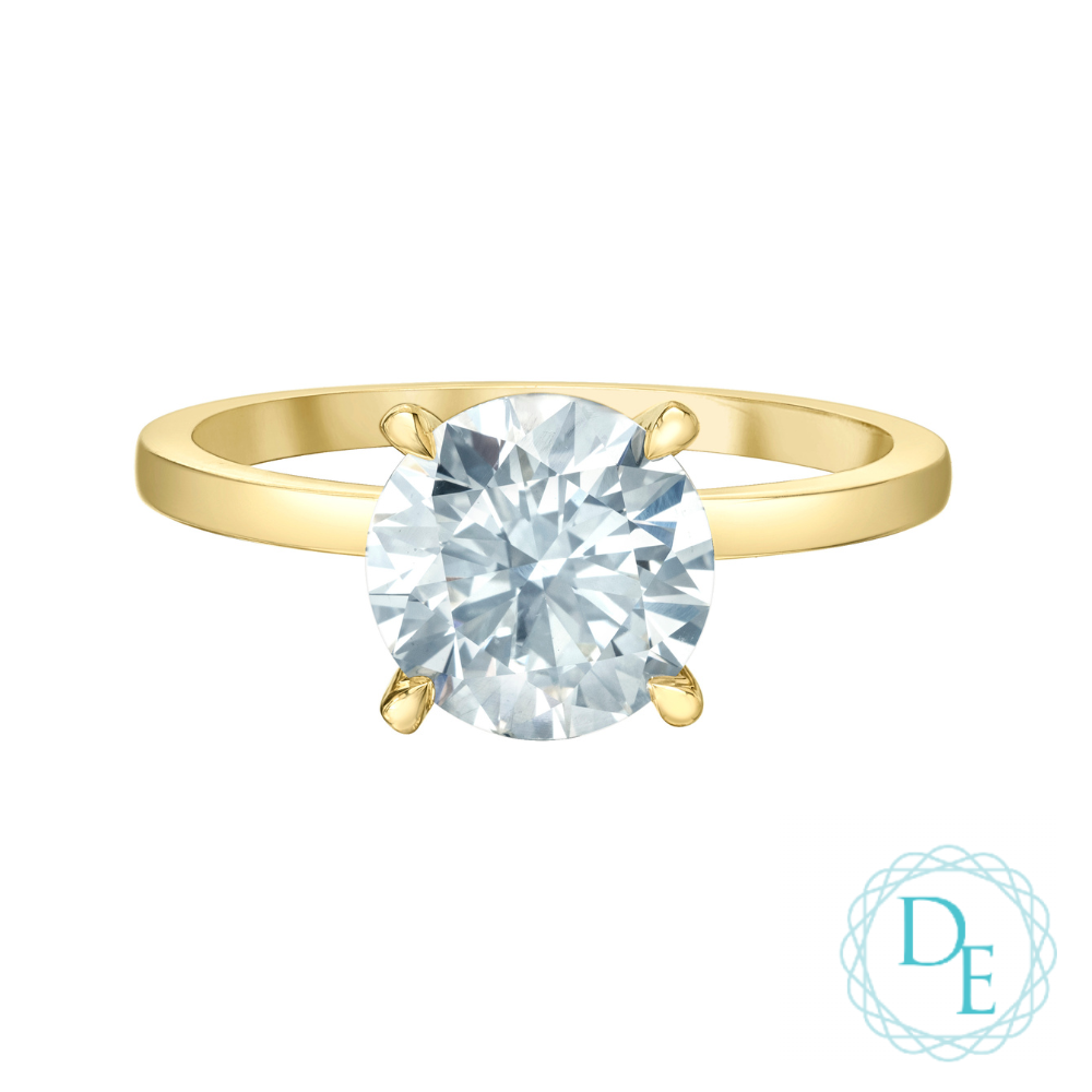 BAGUE EN OR 14K AVEC DIAMANTS