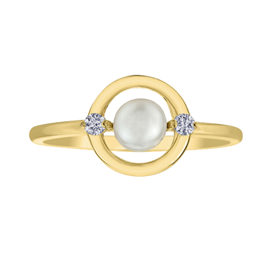 BAGUE EN OR JAUNE 10K