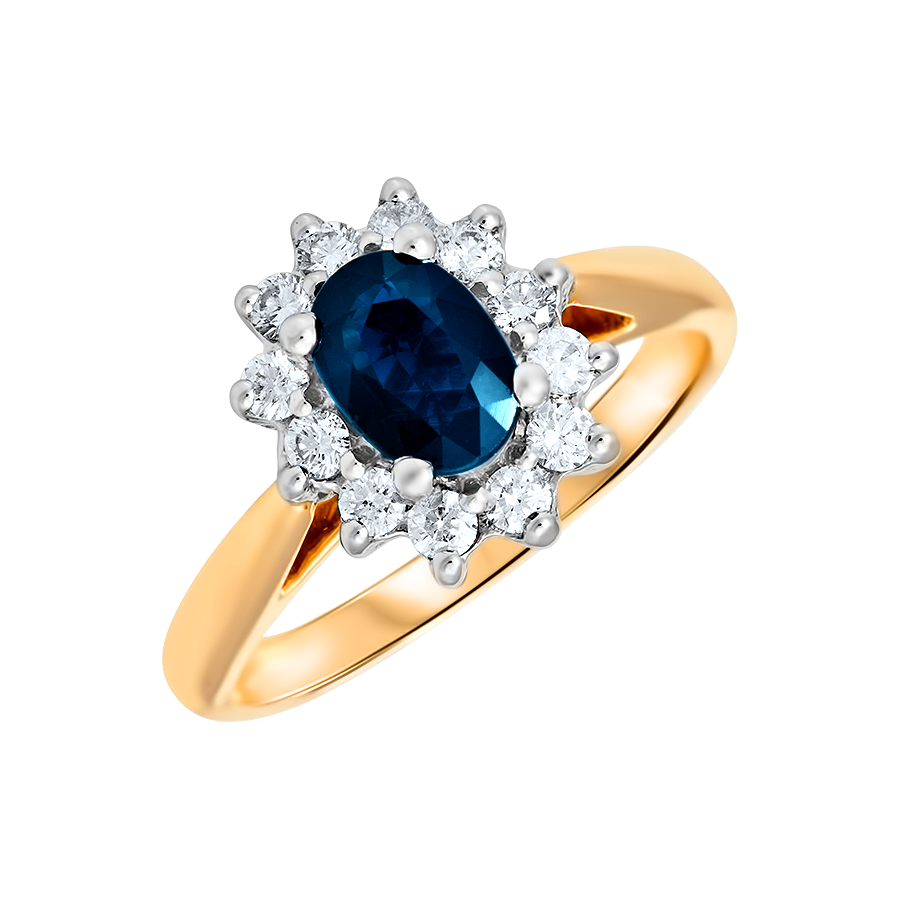 BAGUE OR JAUNE ET BLANC 14K
