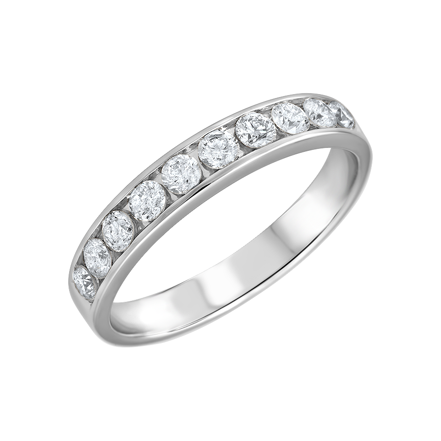 BAGUE OR BLANC 14CT