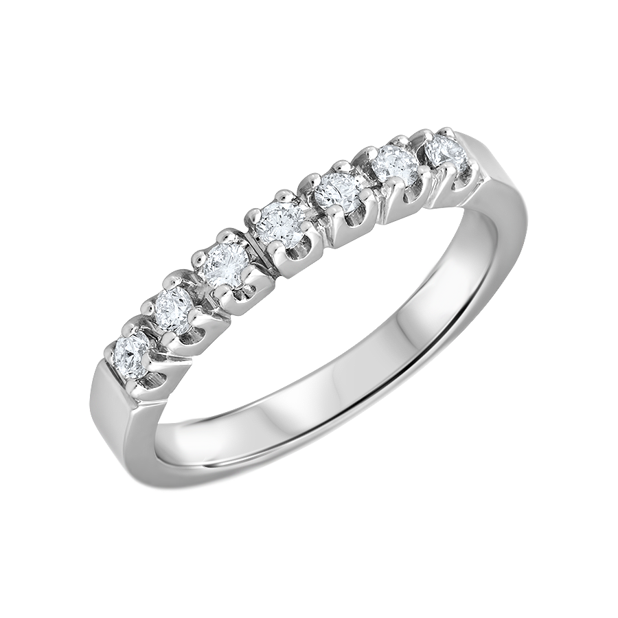 BAGUE OR BLANC 14CT