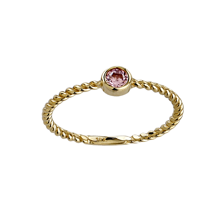 10K GOLD RING- RHODIUM