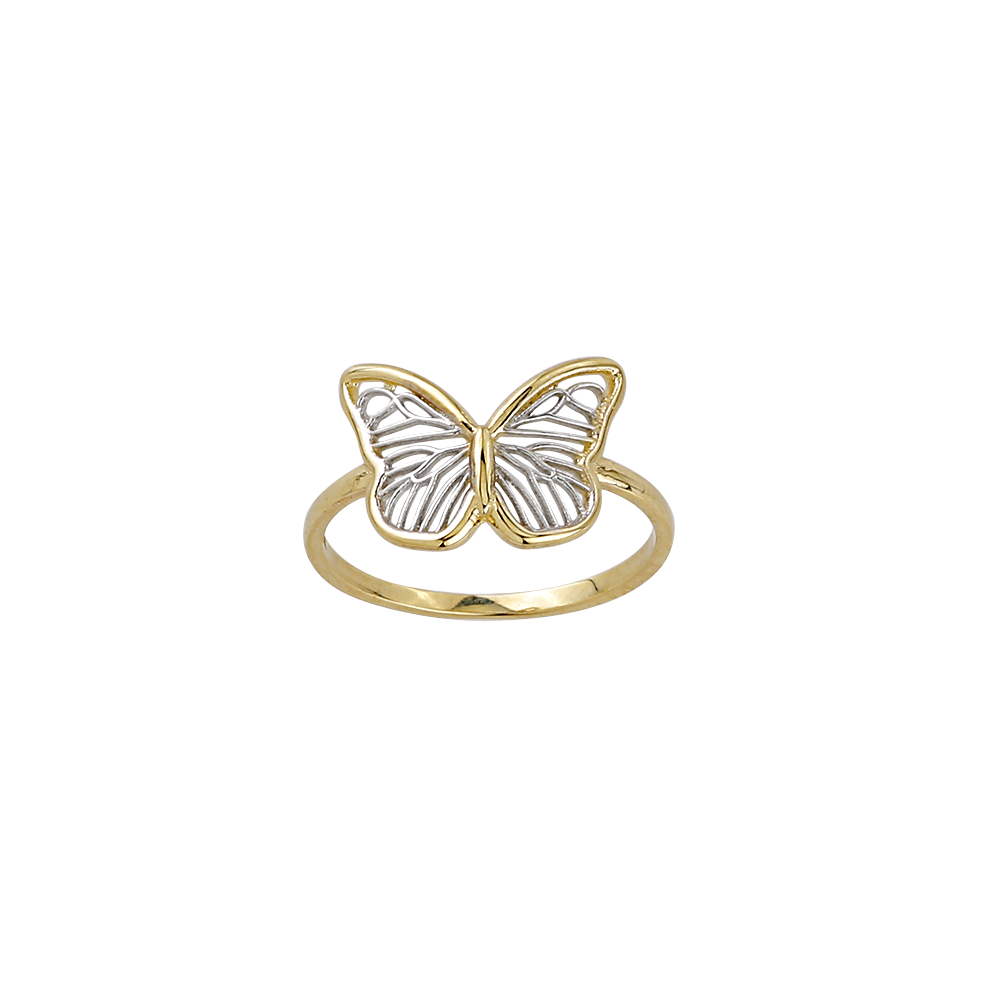 10K GOLD RING- RHODIUM