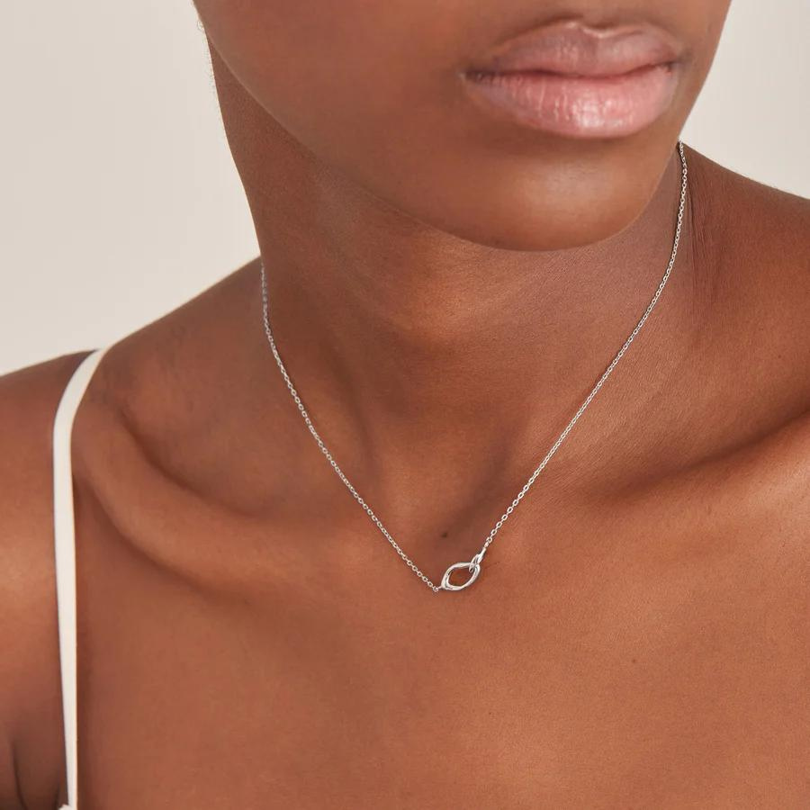 SILVER NECKLACE 18''