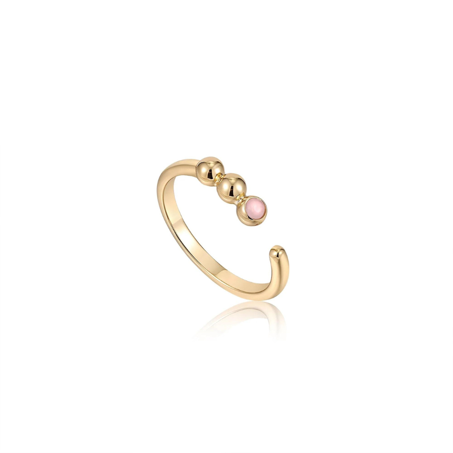 14K GOLD PLATED SILVER RING