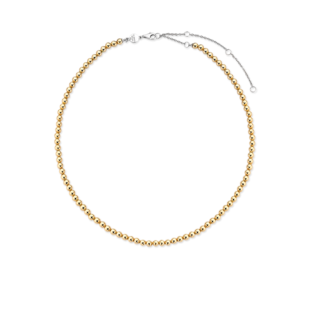 SILVER NECKLACE WITH BALLS