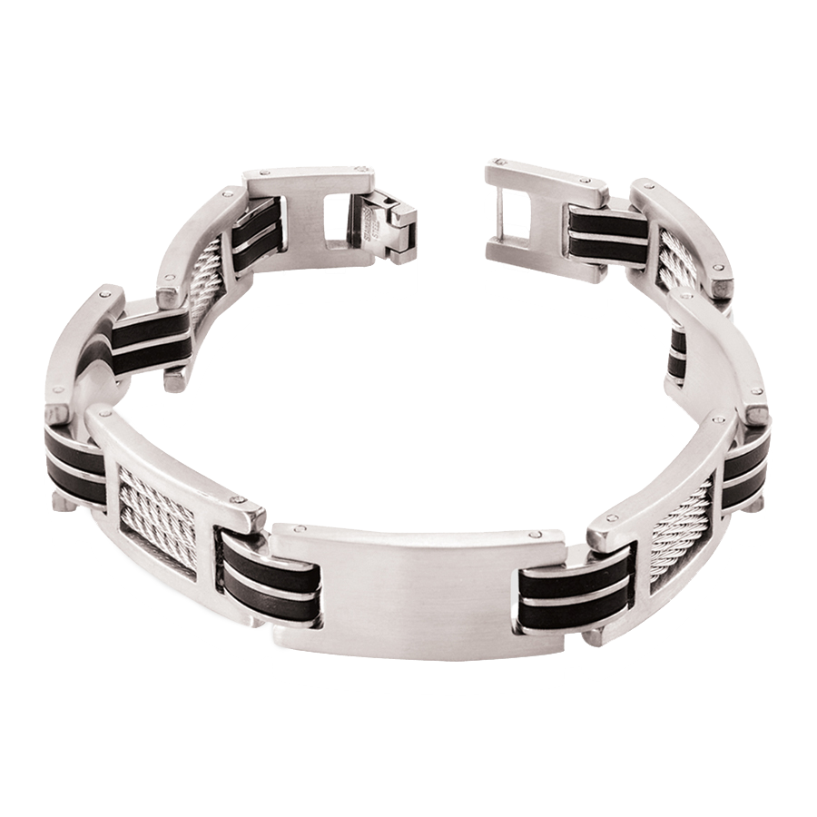 STAINLESS STEEL BRACELET Bijouteries Lavigueur