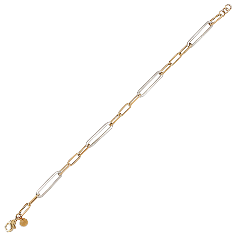 Bracelet or 2 tons 10k - 7.5''