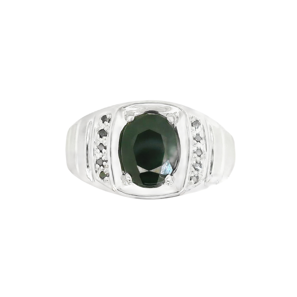 BAGUE OR BLANC 10K